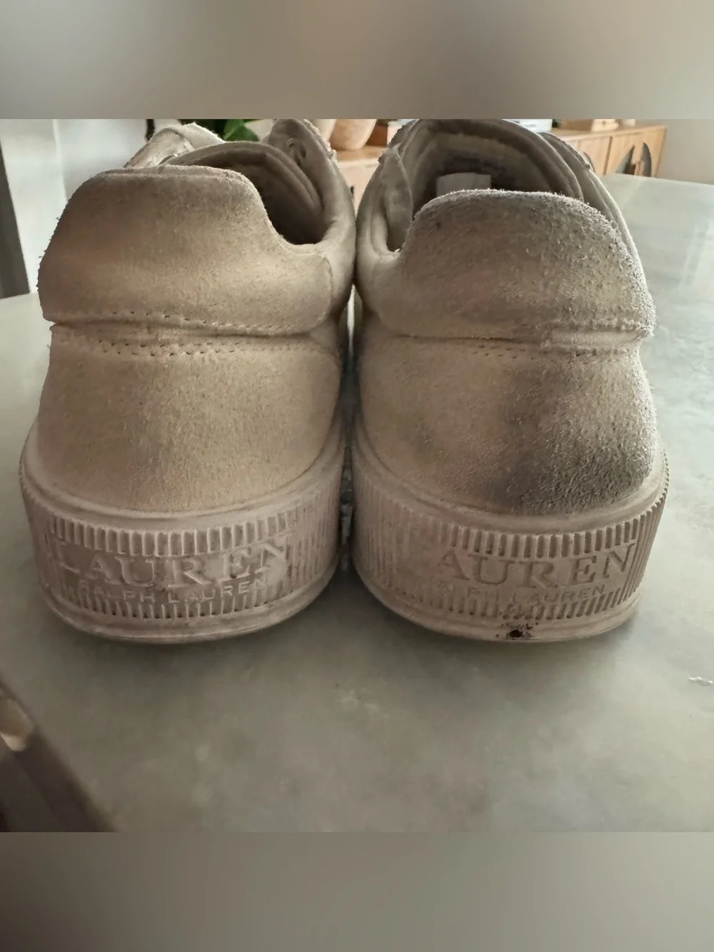 LRL Ralph Lauren Daisie Canvas & Suede Sneaker
